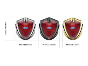 Ford Car Logo Badges Tuning Style Shiny Metal Logo